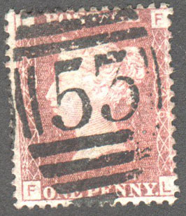 Great Britain Scott 33 Used Plate 146 - FL - Click Image to Close